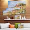 Designart - Painted Poppies on Summer Meadow - Large Landscape Canvas Art